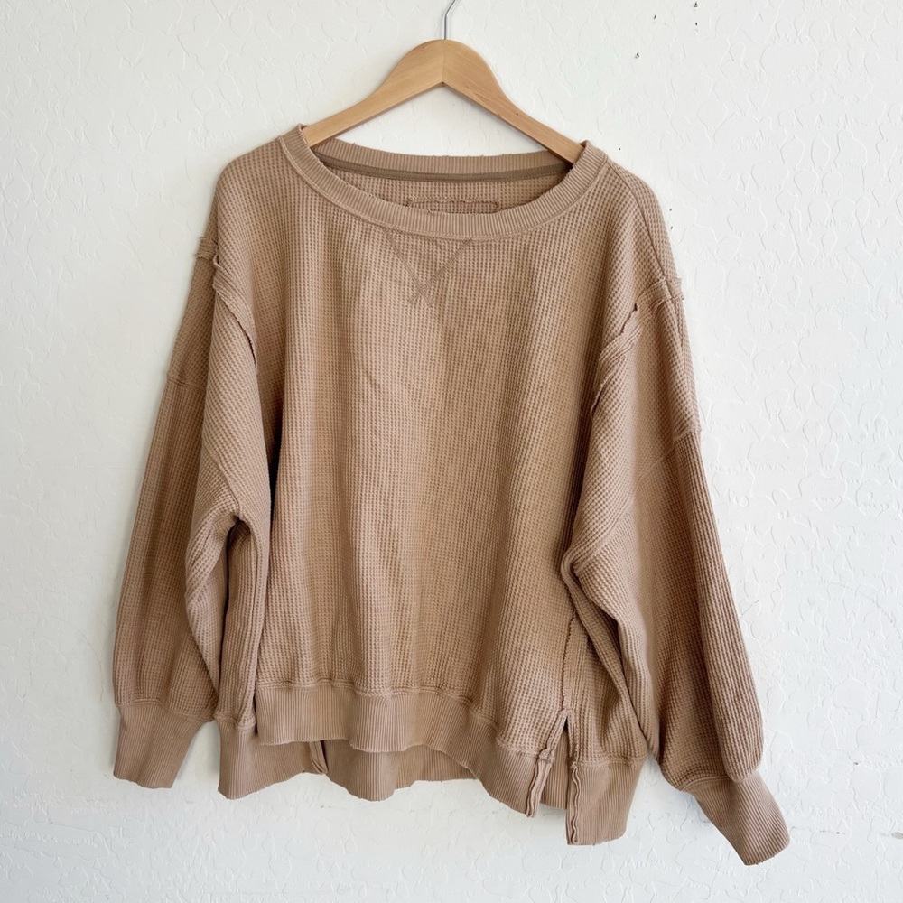 American Eagle Outfitters Tan Sweater